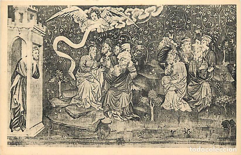 Postais: France - 49 - Angers - Mus&eacute;e des Tapisseries - Apocalypse - Les Sages comptant le nombre de la b&ecirc;te