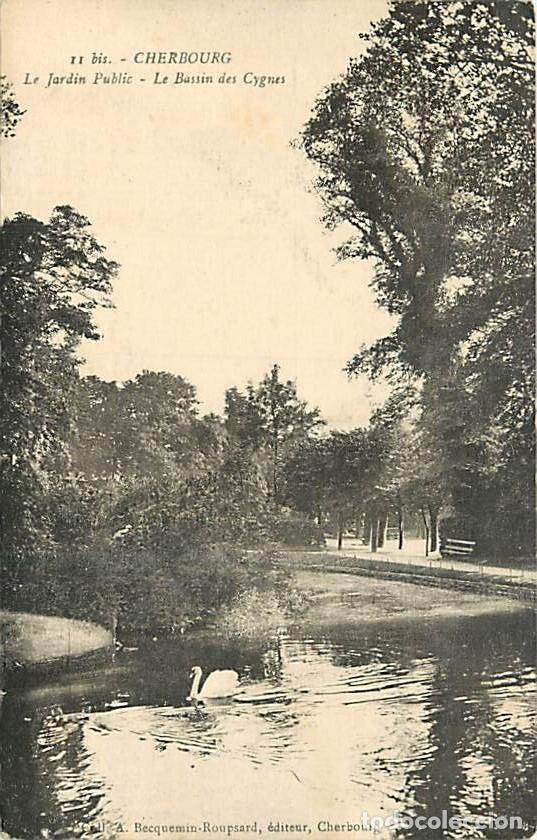 Postkarten: France - 50 - Cherbourg - Le Jardin Public - Le Bassin des Cygnes - CPA - Voir Scans Recto-Verso