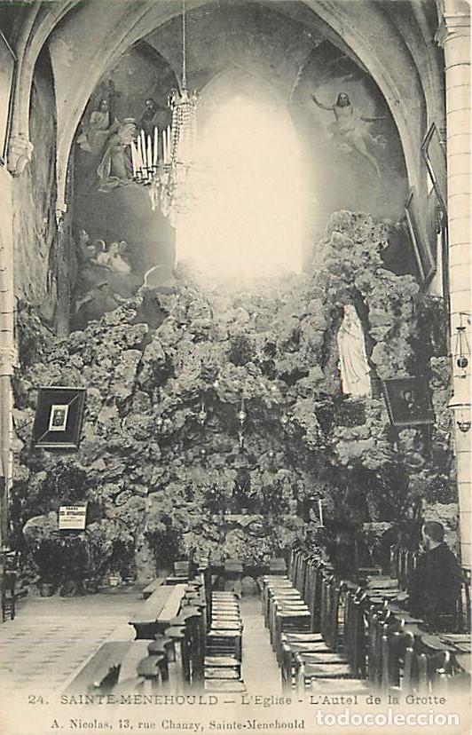 Postcards: France - 51 - Sainte-Menehould - L'Eglise - Autel de la Grotte - Anim&eacute;e - CPA - Voir Scans Recto-Ver