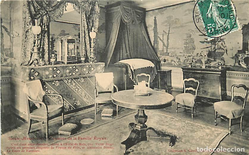 Postcards: France - 51 - Sainte-Menehould - Chambre de la Famille Royale - CPA - Oblit&eacute;ration ronde de 1909 - V
