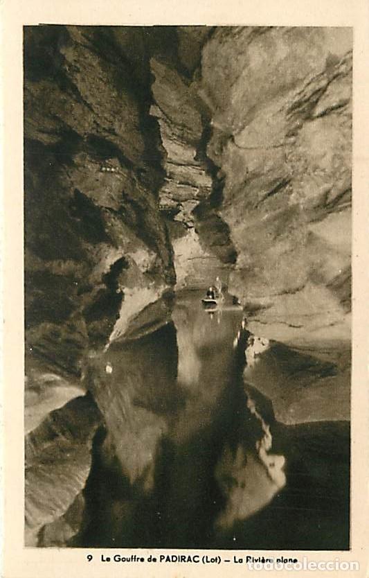Postcards: France - 46 - Padirac - Le Gouffre de Padirac - La Rivi&egrave;re plane - Sp&eacute;l&eacute;ologie - Grotte - CPA - Voir