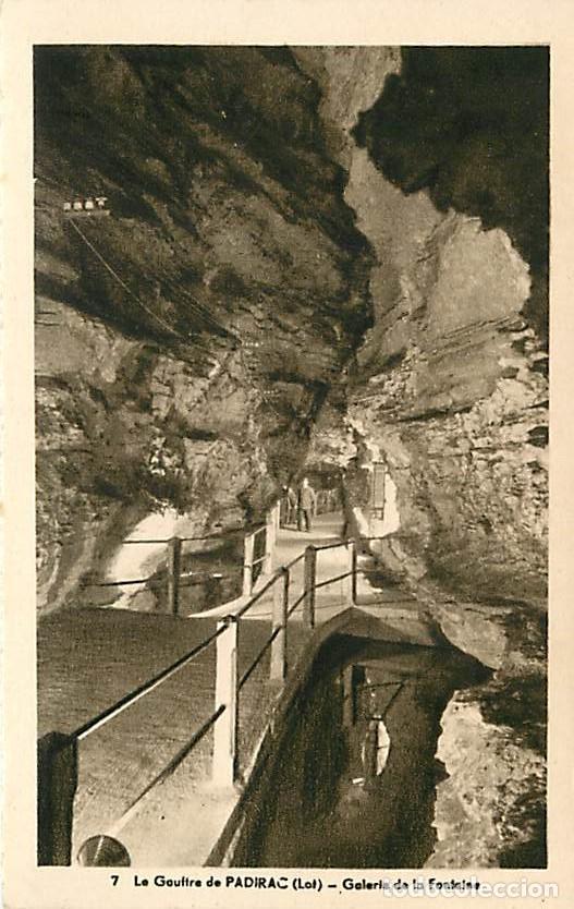 Postcards: France - 46 - Padirac - Le Gouffre de Padirac - Galerie de la Fontaine - Anim&eacute;e - Sp&eacute;l&eacute;ologie - Grot