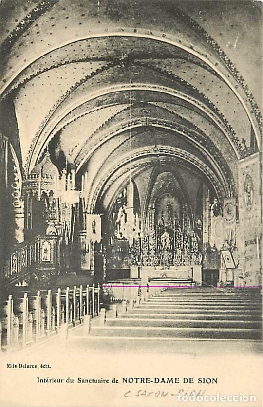 Postcards: France - 54 - Vezelise - P&egrave;lerinage de Notre Dame de Sion - Int&eacute;rieur du Sanctuaire - CPA - Voir Sca