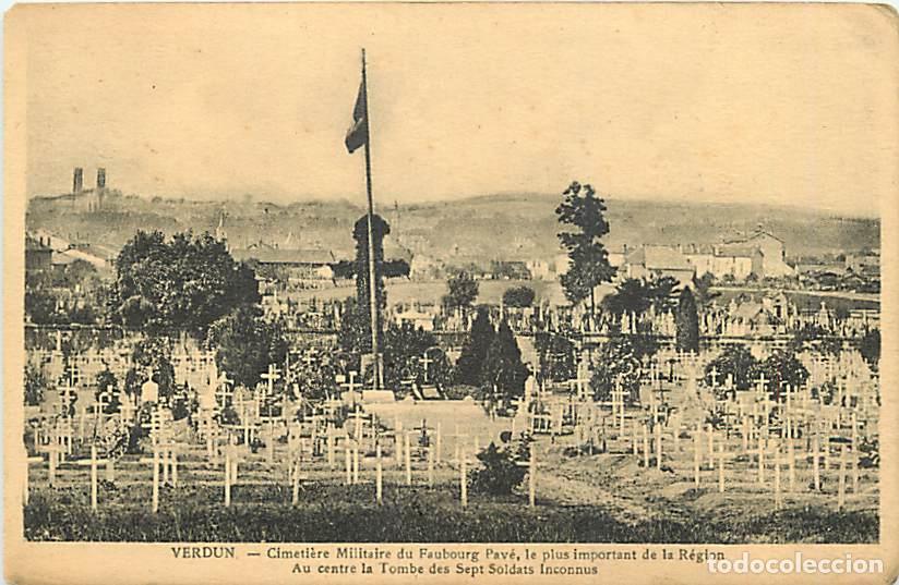 Postkarten: France - 55 - Verdun - Cimeti&egrave;re Militaire du Faubourg Pav&eacute; le plus important de la R&eacute;gion - Au cent