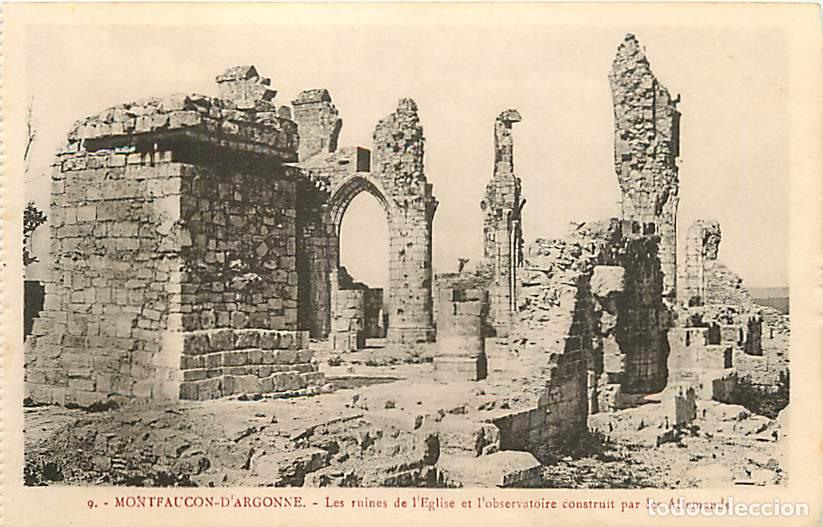 Postkarten: France - 55 - Montfaucon - L'Eglise - Ruines - Guerre 1914 1918 - CPA - Voir Scans Recto-Verso