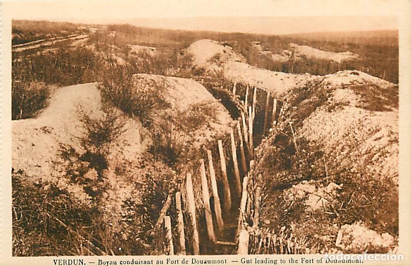 Postkarten: France - 55 - Verdun - Boyau conduisant au Fort de Douaumont - Guerre 1914 1918 - Tranch&eacute;e - Bataill