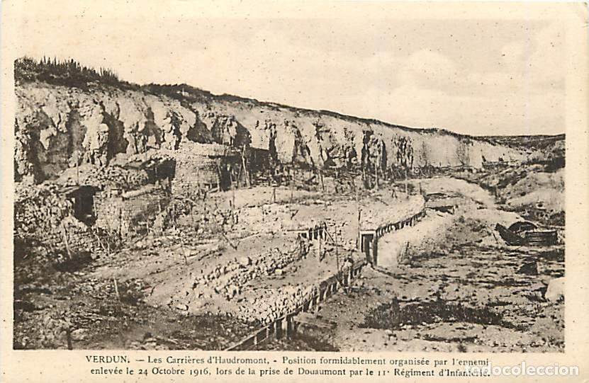 Postkarten: France - 55 - Verdun - Les Carri&egrave;res d'Haudromont - Position formidablement organis&eacute;e par l'ennemi -