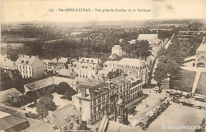 Postkarten: France - 56 - Sainte Anne d'Auray - Vue prise da Clocher de la Basilique - CPA - Oblit&eacute;ration ronde