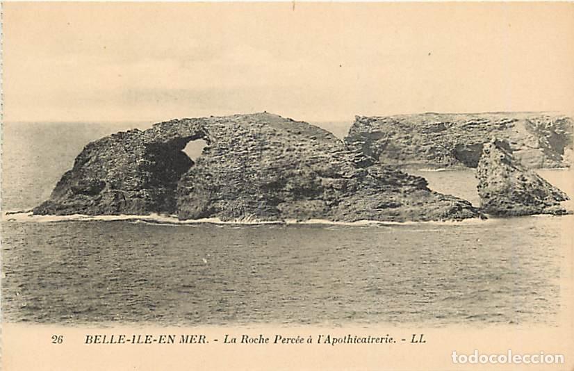 Cartoline: France - 56 - Belle Ile en Mer - La Roche Perc&eacute;e &agrave; l'Apothicairerie - CPA - Carte Neuve - Voir Scans