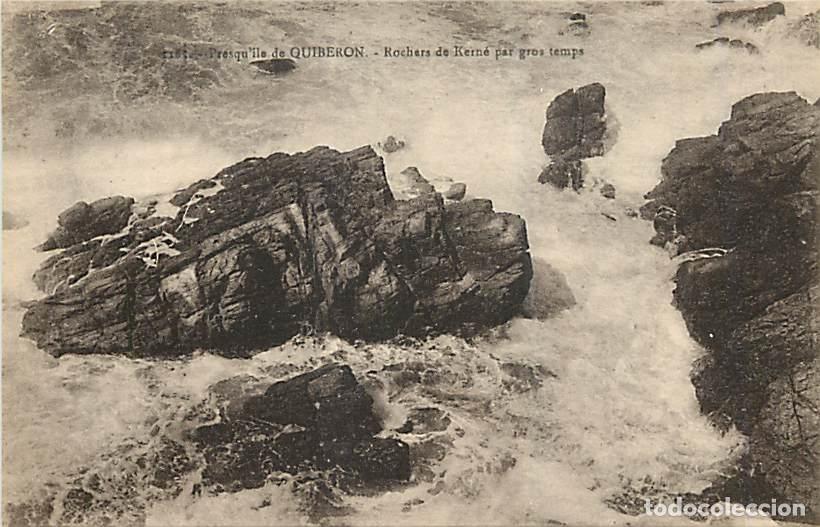 Cartes Postales: France - 56 - Presqu'Ile de Quiberon - Rochers de Kern&eacute; par grop temps - CPA - Carte Neuve - Voir Sc