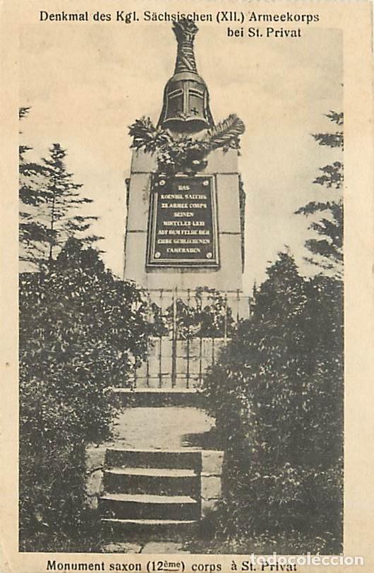 Cartoline: France - 57 - Saint Privat la Montagne - Monument Saxon 12e - CPA - Etat l&eacute;ger pli visible - Voir Sc