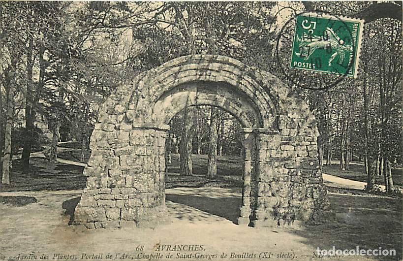 Cartoline: France - 50 - Avranches - Jardin des Plantes - Portail de l'Arc - Chapelle de Saint Georges de Bouil