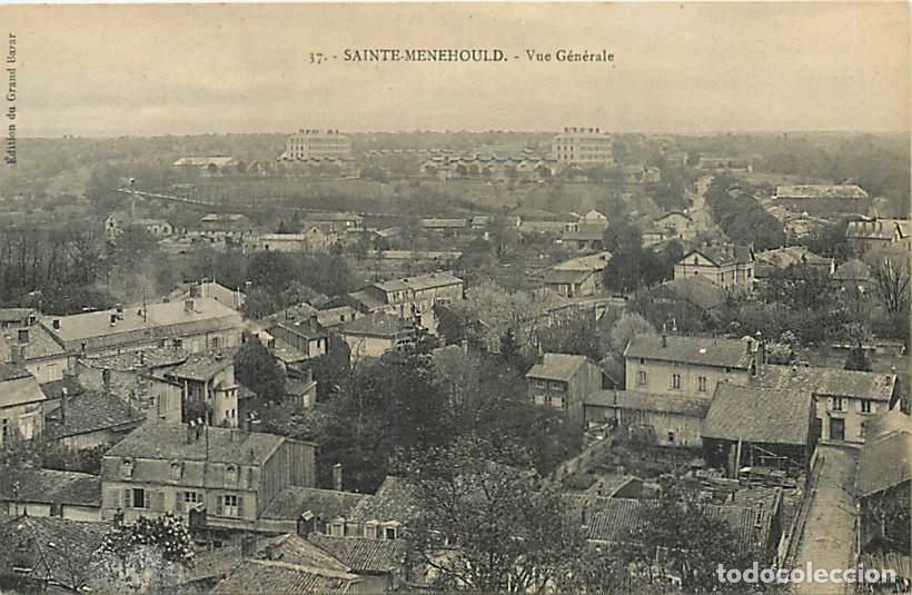 Cartes Postales: France - 51 - Sainte-Menehould - Vue G&eacute;n&eacute;rale a&eacute;rienne - CPA - Voyag&eacute;e en 1936 - Voir Scans Recto-Ve