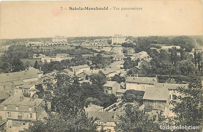 Cartes Postales: France - 51 - Sainte-Menehould - Vue G&eacute;n&eacute;rale a&eacute;rienne - CPA - Oblit&eacute;ration ronde de 1912 - Voir Sca