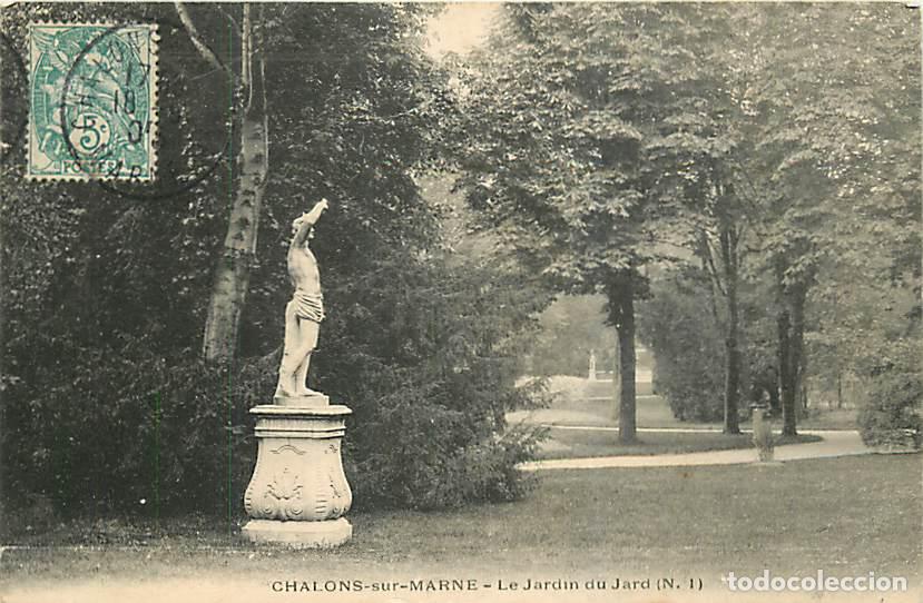 Cartes Postales: France - 51 - Chalons sur Marne - Le Jardin du Jard - CPA - Oblit&eacute;ration ronde de 1905 - Voir Scans