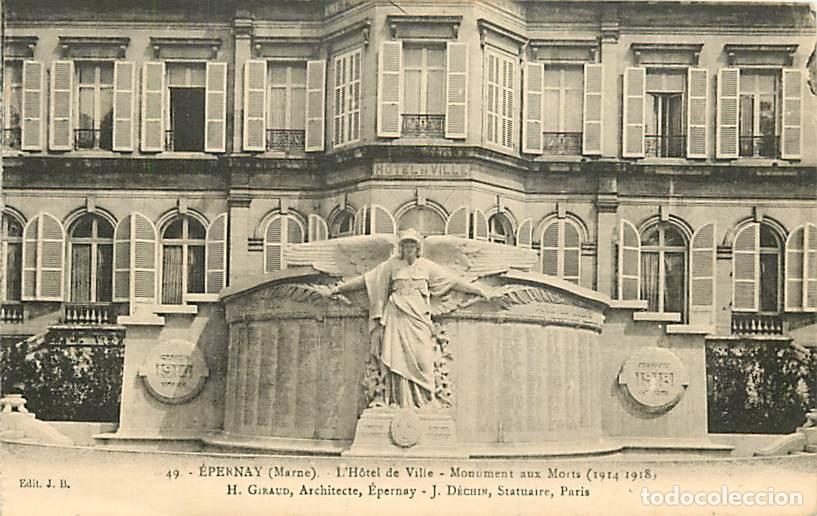 Cartes Postales: France - 51 - Epernay - L'Hotel de Ville - Monument aux Morts - CPA - Carte Neuve - Voir Scans Recto