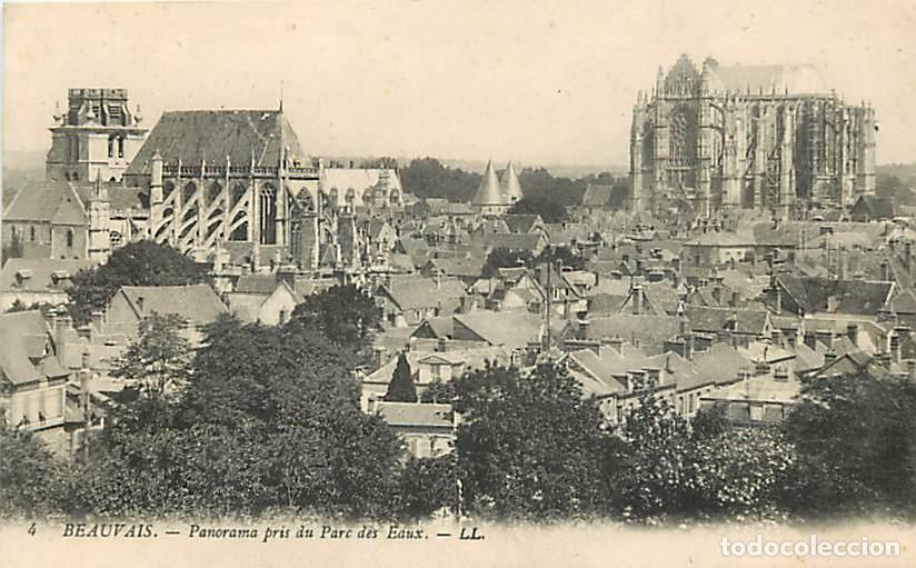 Cartes Postales: France - 60 - Beauvais - Panorama pris du Parc des Eaux - Vue G&eacute;n&eacute;rale - Correspondance - CPA - Voir