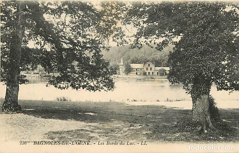 Cartes Postales: France - 61 - Bagnoles de l'Orne - Les bords du lac - Correspondance - CPA - Oblit&eacute;ration ronde de 1