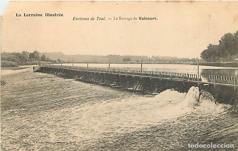 Postales: France - 54 - Valcourt - Le Barrage - CPA - Oblit&eacute;ration ronde de 1905 - Etat &eacute;corn&eacute;e en haut &agrave; gauc