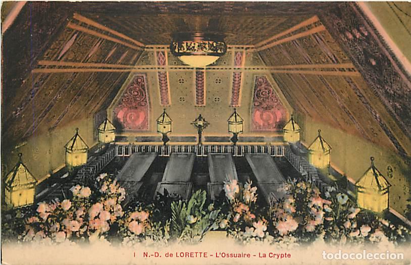 Postales: France - 62 - Notre Dame de Lorette - L'Ossuaire - La Crypte - Coloris&eacute;e - CPA - Voir Scans Recto-Ve