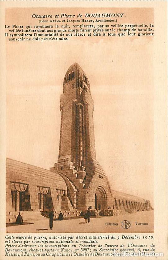 Postkarten: France - 55 - Verdun - Douaumont - Ossuaire et Phare - Guerre 1914 1918 - Bataille de Verdun - CPA -