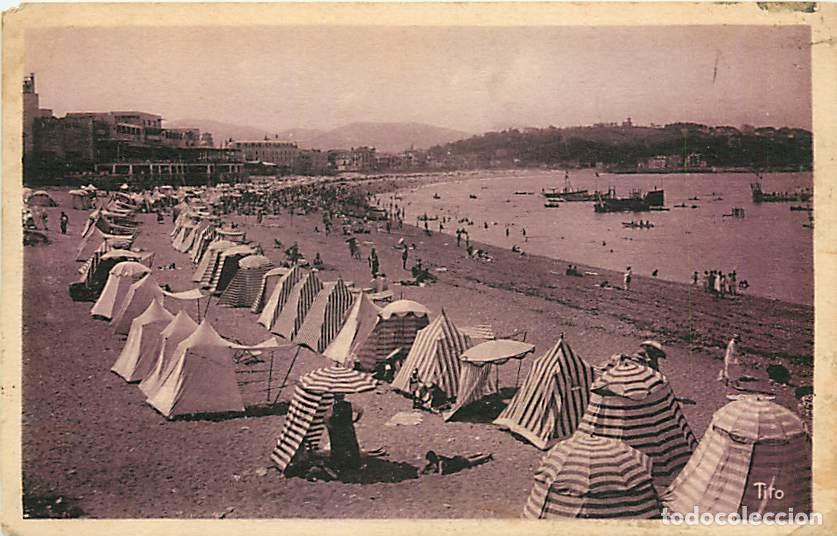 Cartes Postales: France - 64 - Saint Jean de Luz - La Pergola et la Plage - Vue sur Bordagain - CPA - Etat &eacute;corn&eacute;e -