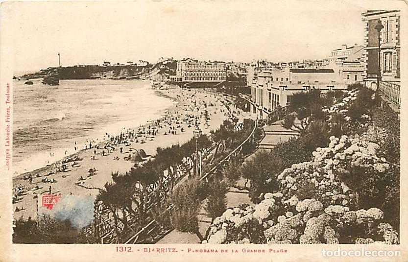 Postales: France - 64 - Biarritz - Panorama de la Grande Plage - Correspondance - CPA - Voir Scans Recto-Verso
