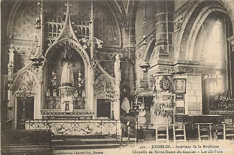 Postales: France - 56 - Josselin - Int&eacute;rieur de la Basilique - Chapelle de Notre-Dame-du-Roncier - Les Ex-Voto