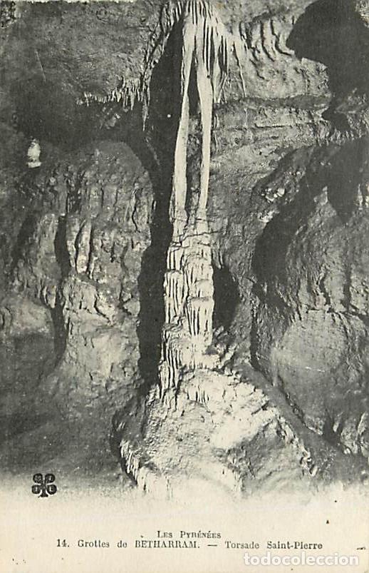 Postales: France - 64 - B&eacute;tharram - Grottes de B&eacute;tharram - Torsade Saint-Pierre - Carte venant d'un carnet - S