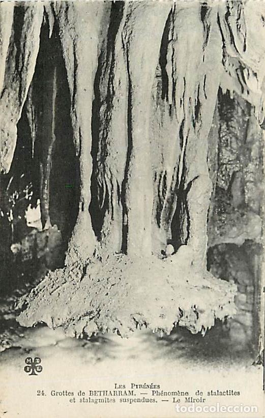 Postales: France - 64 - B&eacute;tharram - Grottes de B&eacute;tharram - Ph&eacute;nom&egrave;ne de stalactites et stalagmites suspendues