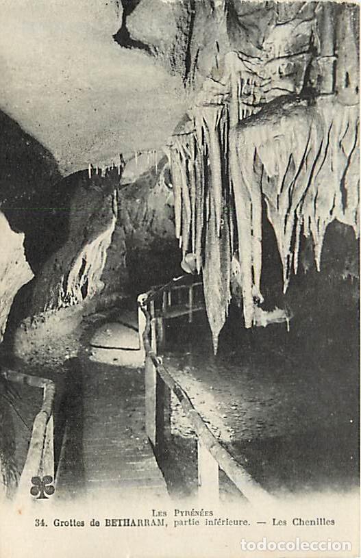 Postales: France - 64 - B&eacute;tharram - Grottes de B&eacute;tharram - Partie inf&eacute;rieure - Les Chenilles - Carte venant d'