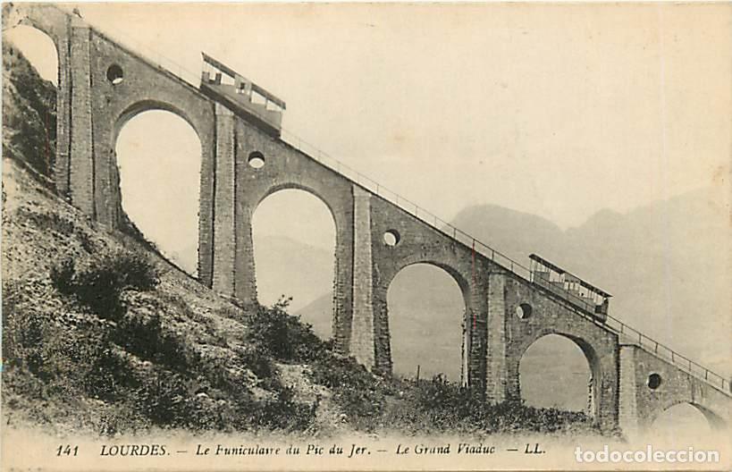 Postales: France - 65 - Lourdes - Le Funiculaire du Pic du Jer - CPA - Voir Scans Recto-Verso