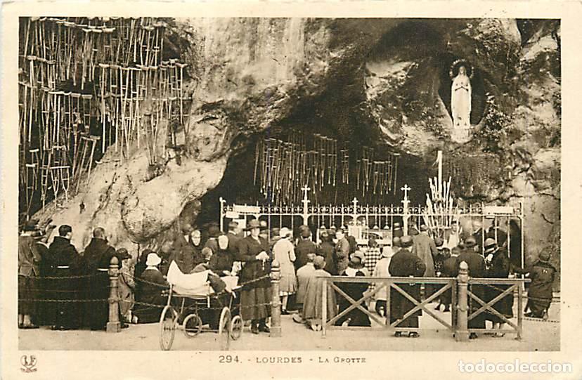 Postales: France - 65 - Lourdes - La Grotte - Anim&eacute;e - Correspondance - CPA - Voir Scans Recto-Verso