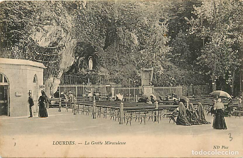 Postkarten: France - 65 - Lourdes - La Grotte Miraculeuse - Anim&eacute;e - CPA - Voir Scans Recto-Verso