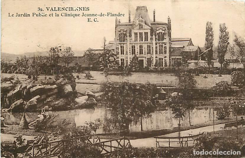 Postkarten: France - 59 - Valenciennes - Le Jardin Public et la Clinique Jeanne de Flandre - CPA - Voir Scans Re