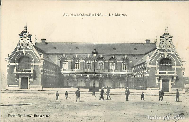 Postkarten: France - 59 - Malo les Bains - La Mairie - Anim&eacute;e - Correspondance - CPA - Voir Scans Recto-Verso