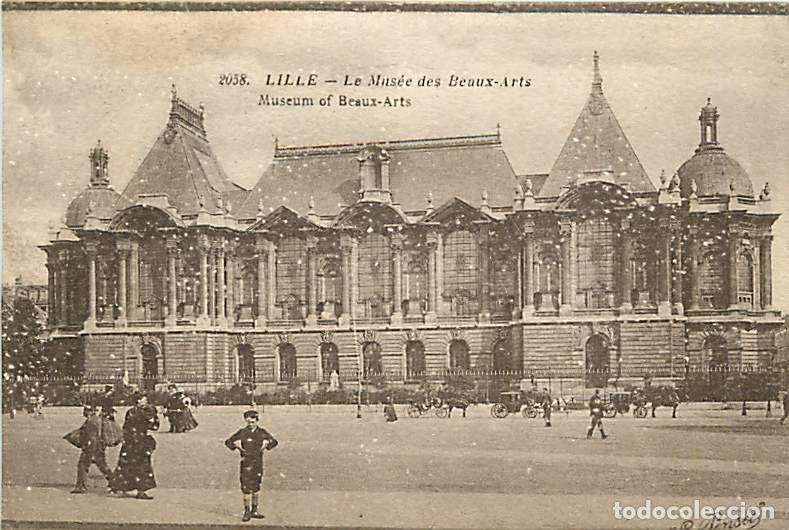 Postkarten: France - 59 - Lille - Mus&eacute;e des Beaux Arts - Anim&eacute;e - CPA - Oblit&eacute;ration ronde de 1921 - Voir Scans