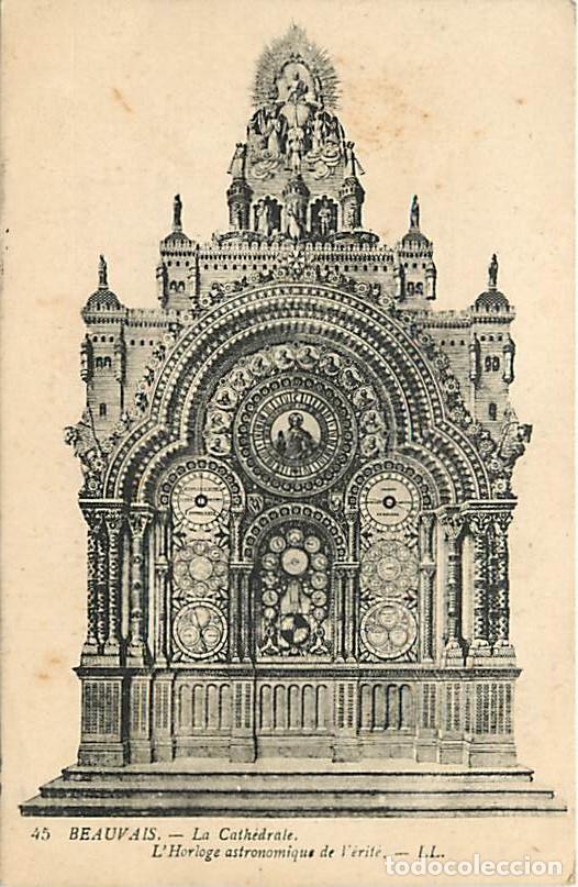 Postkarten: France - 60 - Beauvais - int&eacute;rieur de la Cath&eacute;drale - L'Horloge astronomique de V&eacute;rit&eacute; - Corresponda