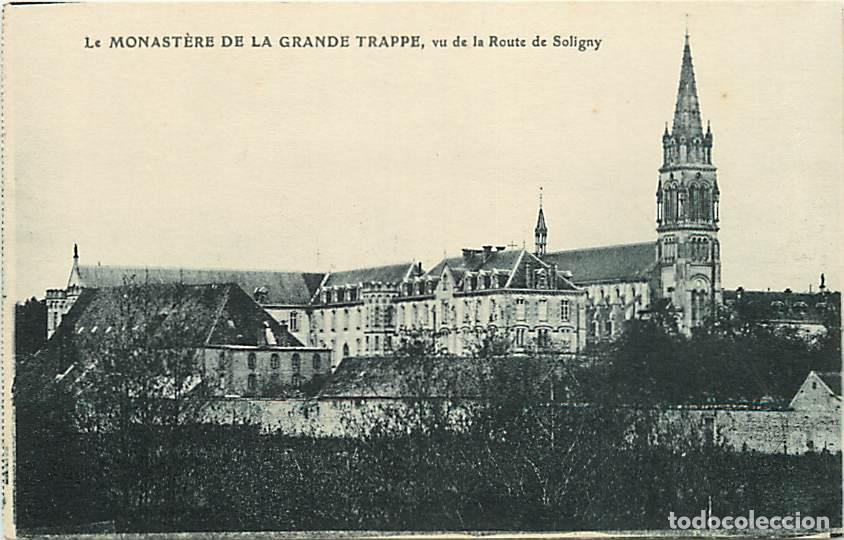 Postkarten: France - 61 - Soligny la Trappe - Abbaye de la Grande Trappe - Le Monast&egrave;re vu de la Route de Solign