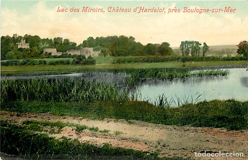 Postkarten: France - 62 - Hardelot - Lac des Miroirs - Le Ch&acirc;teau - Coloris&eacute;e - CPA - Carte Neuve - Voir Scans R