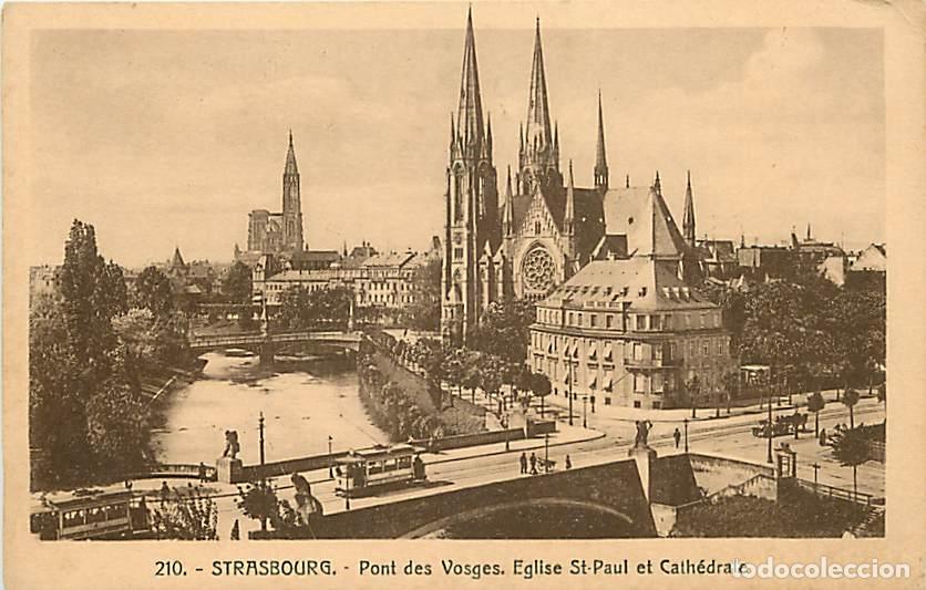 Postkarten: France - 67 - Strasbourg - Pont des Vosges - Eglise St-Paul et Cath&eacute;drale - CPA - Carte Neuve - Voir