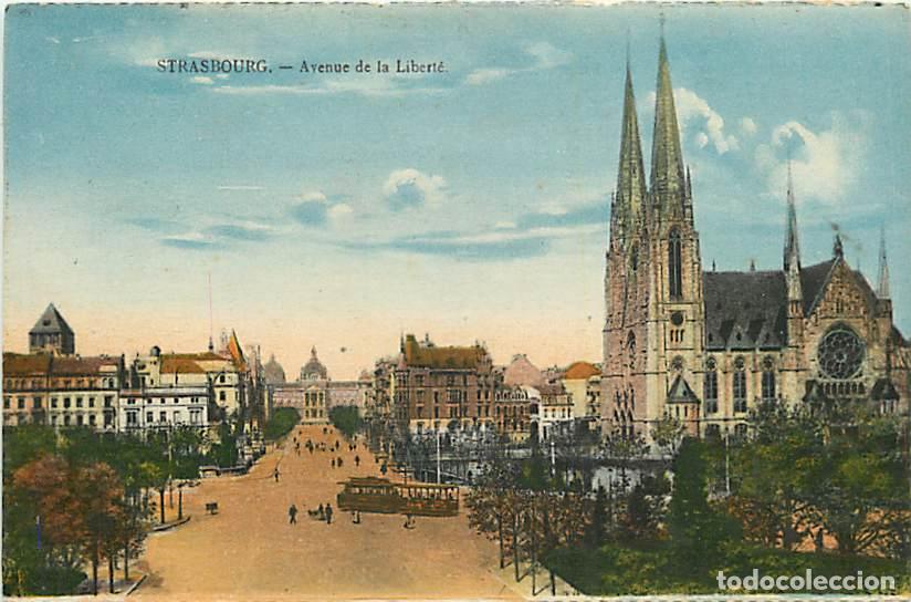 Postkarten: France - 67 - Strasbourg - Avenue de la Libert&eacute; - Coloris&eacute;e - CPA - Voir Scans Recto-Verso