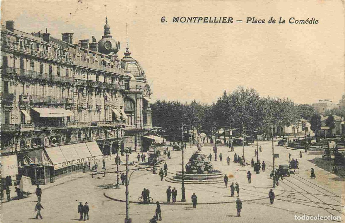 Postkarten: France - 34 - Montpellier - Place de la Com&eacute;die - Anim&eacute;e - CPA - Voir Scans Recto-Verso