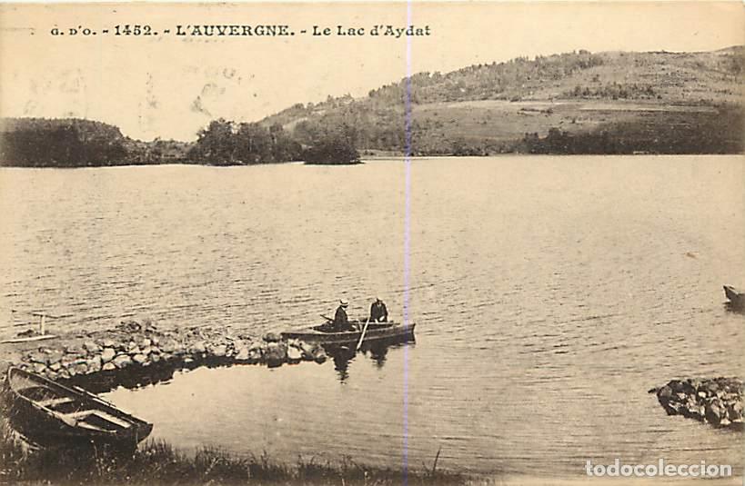 Postkarten: France - 63 - Lac d'Aydat - Canotage - Anim&eacute;e - CPA - Oblit&eacute;ration ronde de 1923 - Voir Scans Recto-