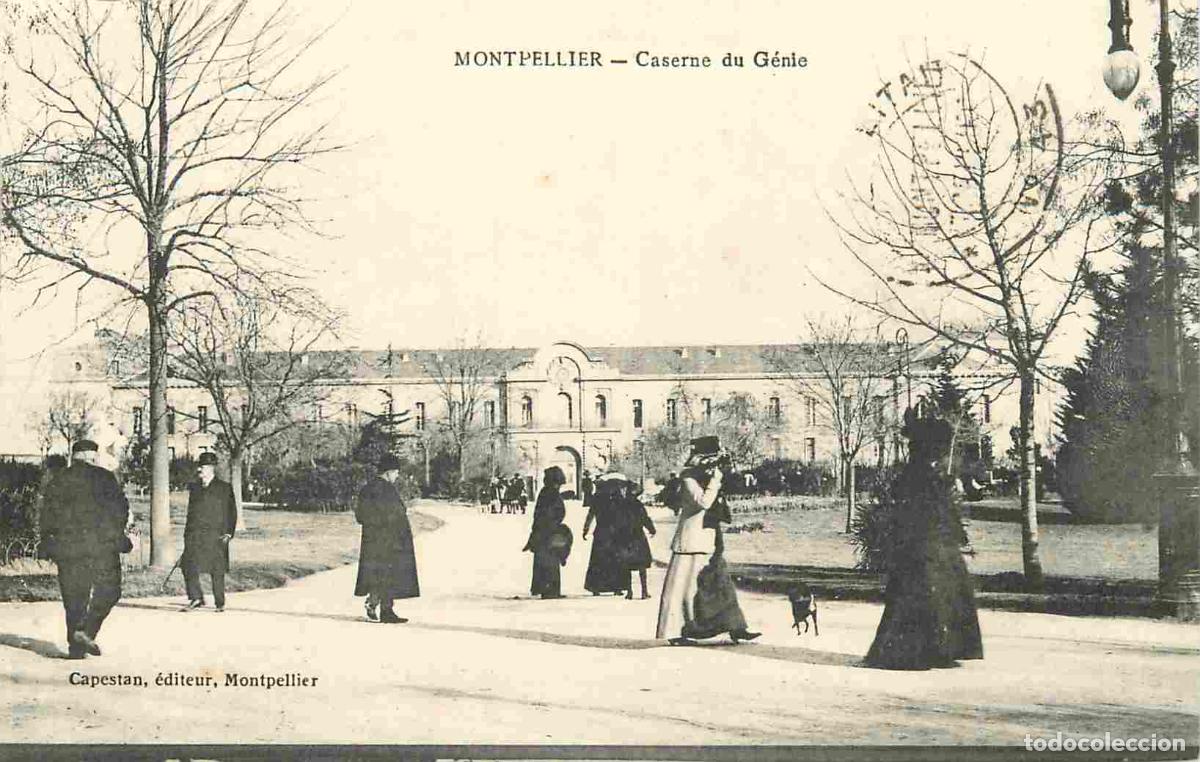 Postkarten: France - 34 - Montpellier - Caserne du G&eacute;nie - Anim&eacute;e - Correspondance - CPA - Voyag&eacute;e en 1916 - Voi