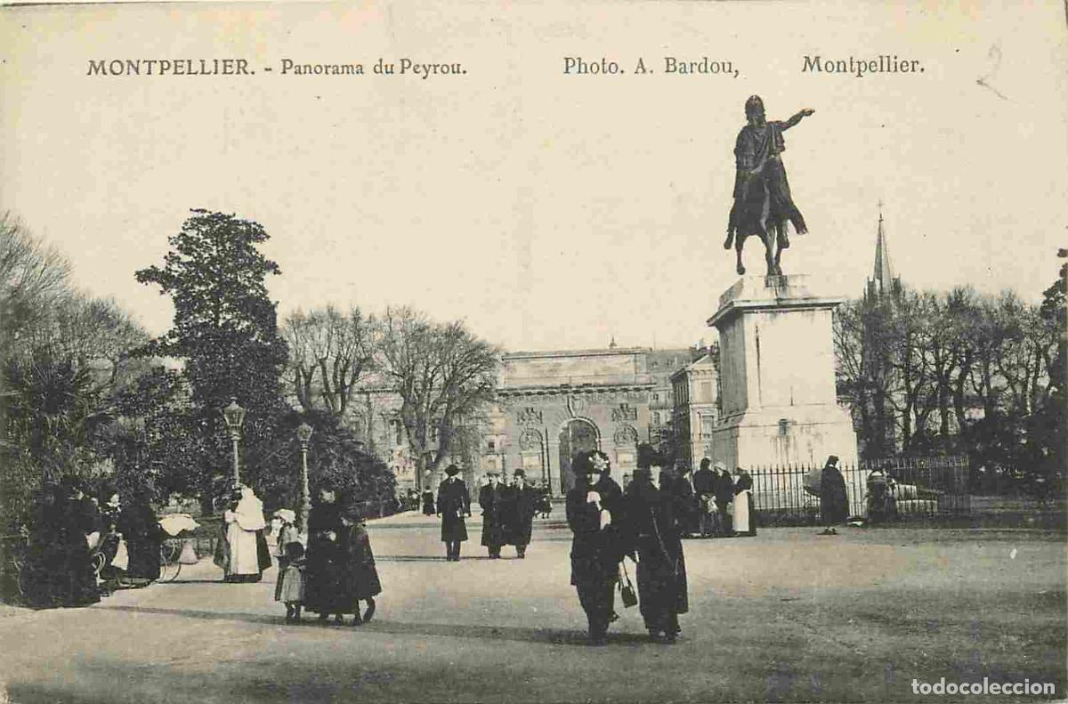 Postkarten: France - 34 - Montpellier - Panorama du Peyrou - Anim&eacute;e - CPA - Voir Scans Recto-Verso