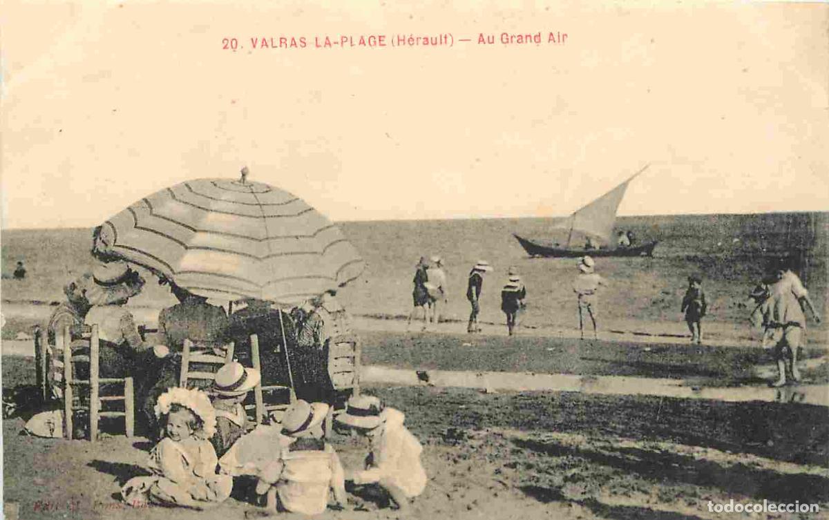 Postkarten: France - 34 - Valras Plage - Au Grand Air - Anim&eacute;e - CPA - Voir Scans Recto-Verso
