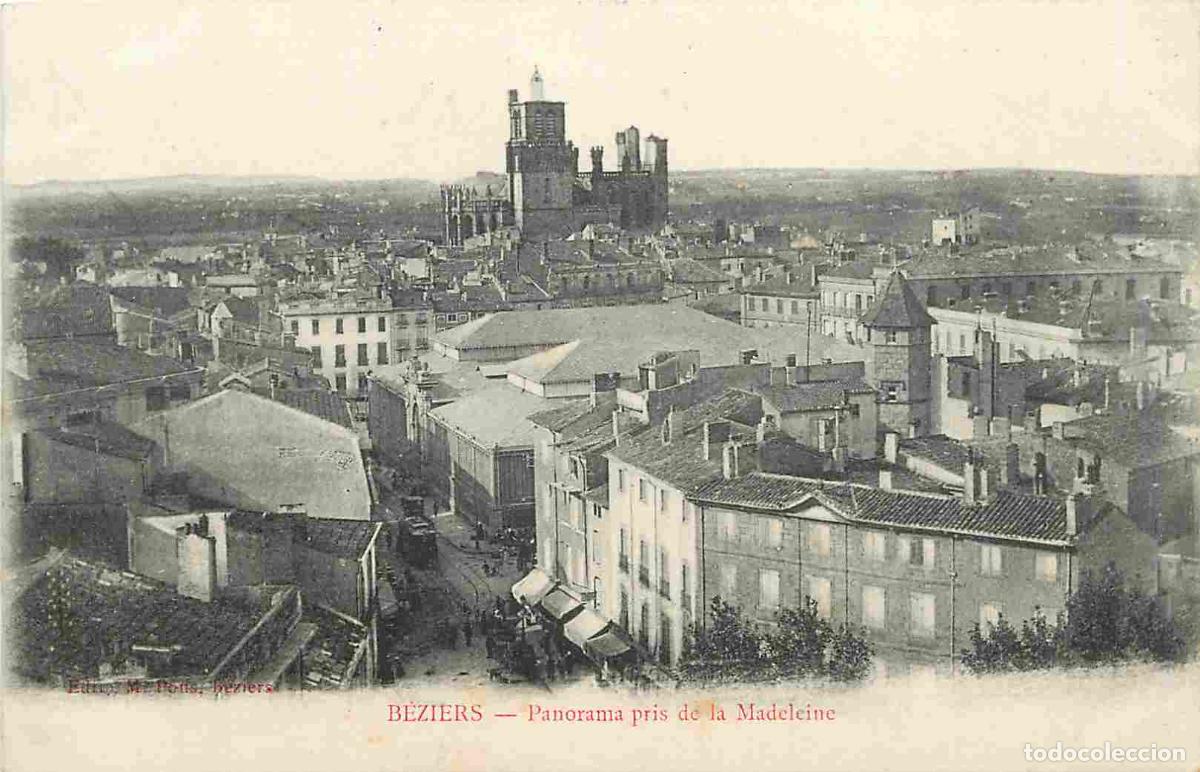 Cartes Postales: France - 34 - B&eacute;ziers - Panorama pris de la Madeleine - CPA - Voyag&eacute;e en 1915 - Voir Scans Recto-Ver