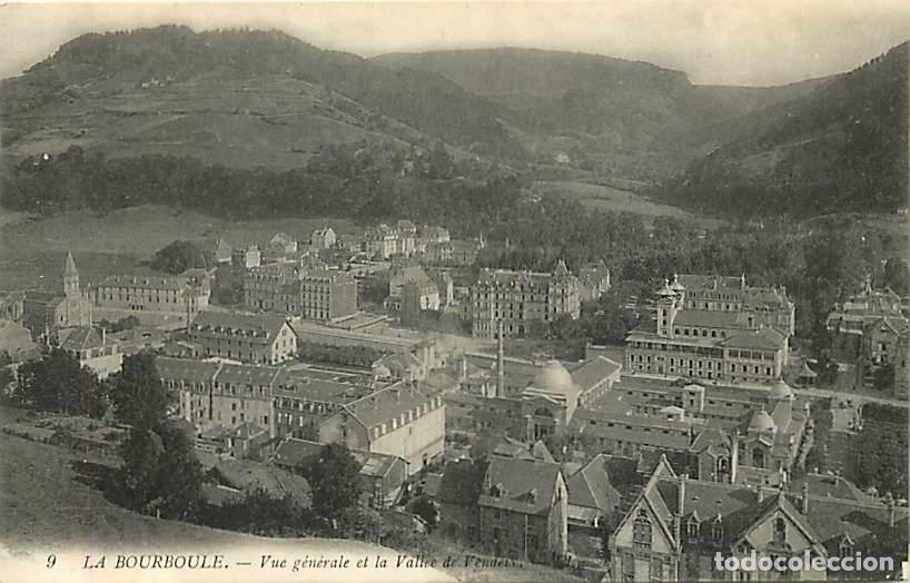 Cartoline: France - 63 - La Bourboule - Vue G&eacute;n&eacute;rale et Vall&eacute;e de Vendeix - CPA - Oblit&eacute;ration ronde de 1910 -