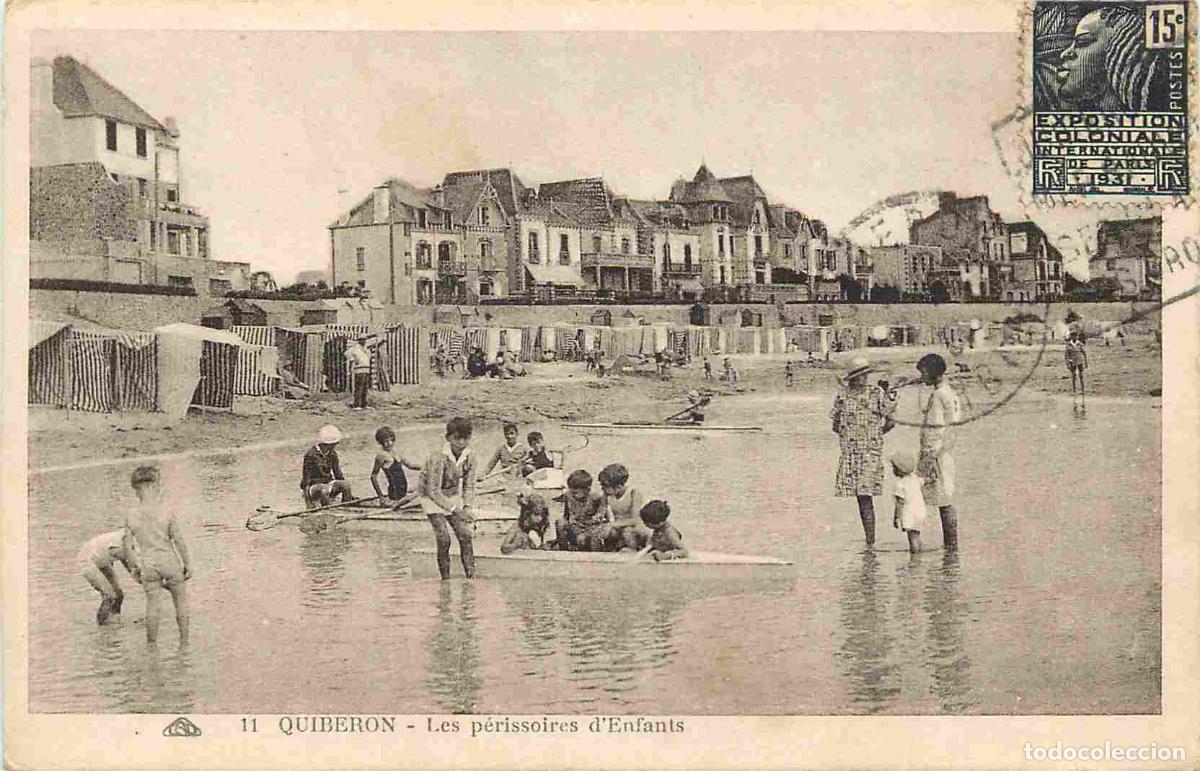 Postkarten: France - 56 - Presqu'Ile de Quiberon - Les p&eacute;rissoins d'Enfants - Anim&eacute;e - CPA - Voir Scans Recto-Ve